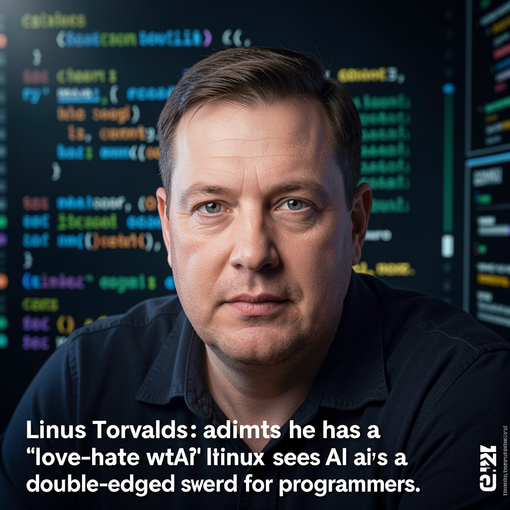Linus Torvalds admits he has a 'love-hate relationship with AI'