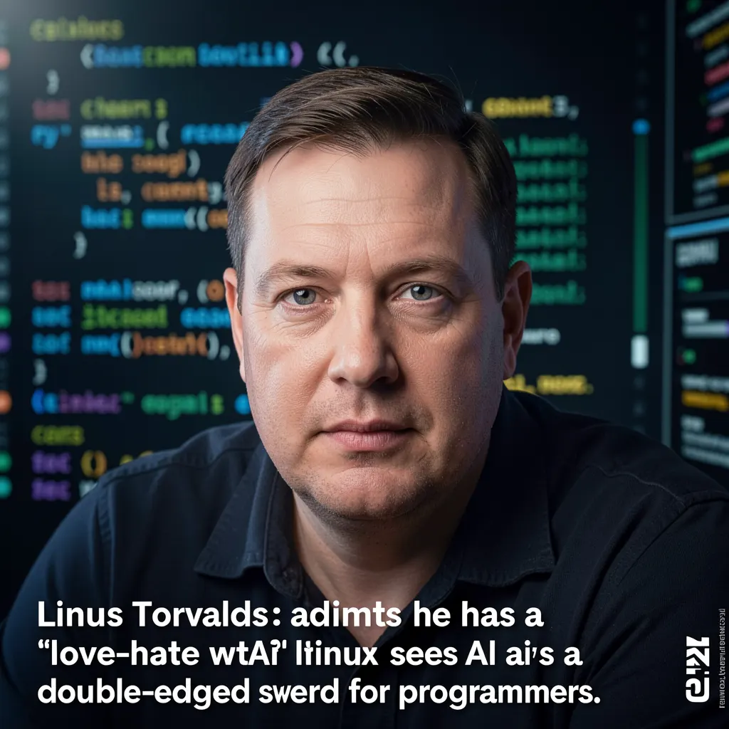 Linus Torvalds admits he has a 'love-hate relationship with AI'