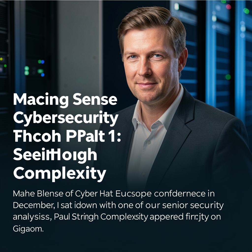 Making Sense of Cybersecurity – Part 1: Seeing Through Complexity
