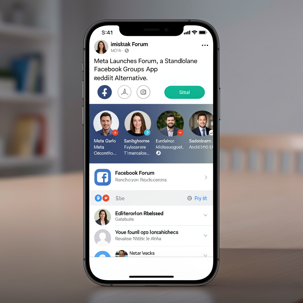 Meta Launches Forum, a Standalone Facebook Groups App Positioned as a Reddit Alternative