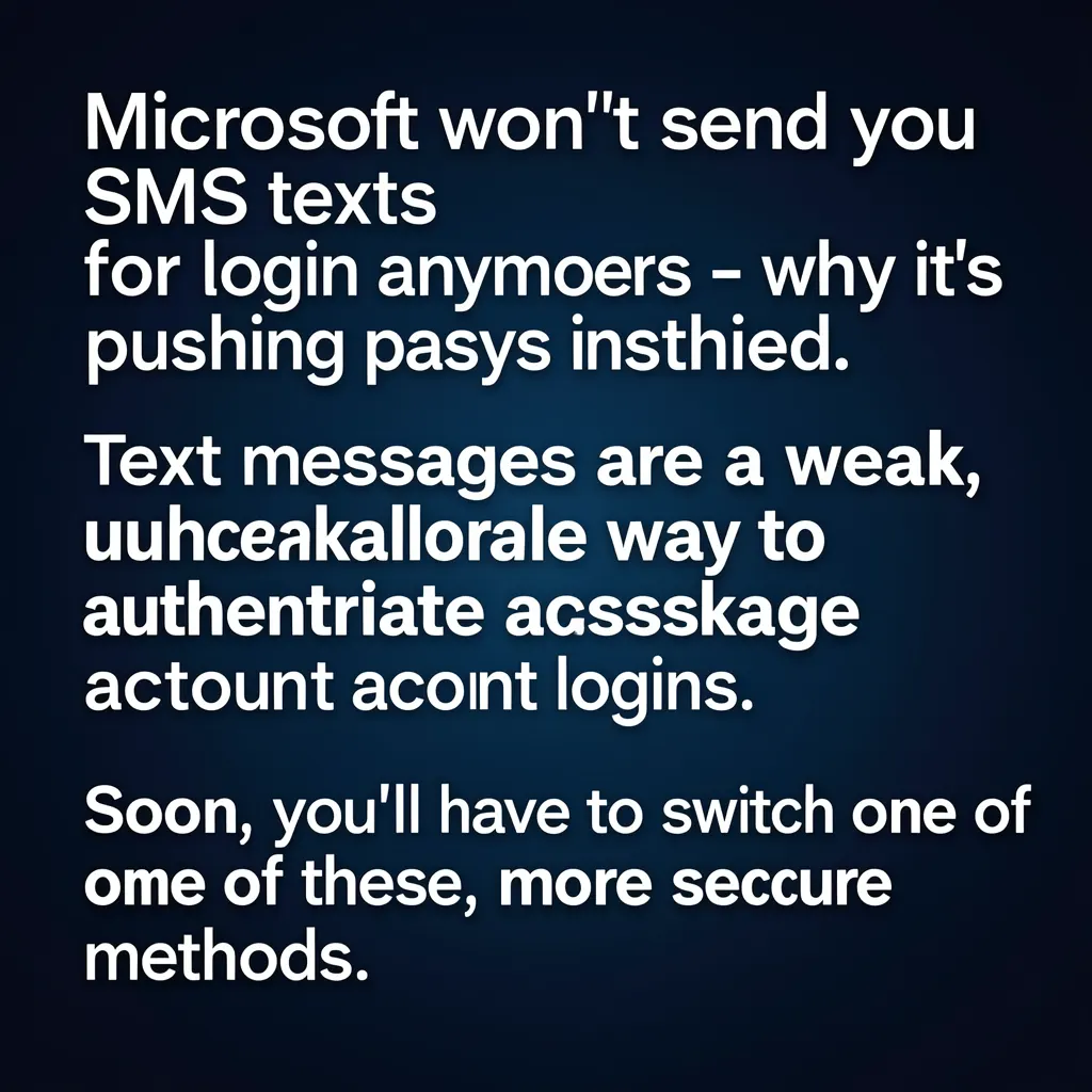 Microsoft won't send you SMS texts for login anymore - why it's pushing passkeys instead