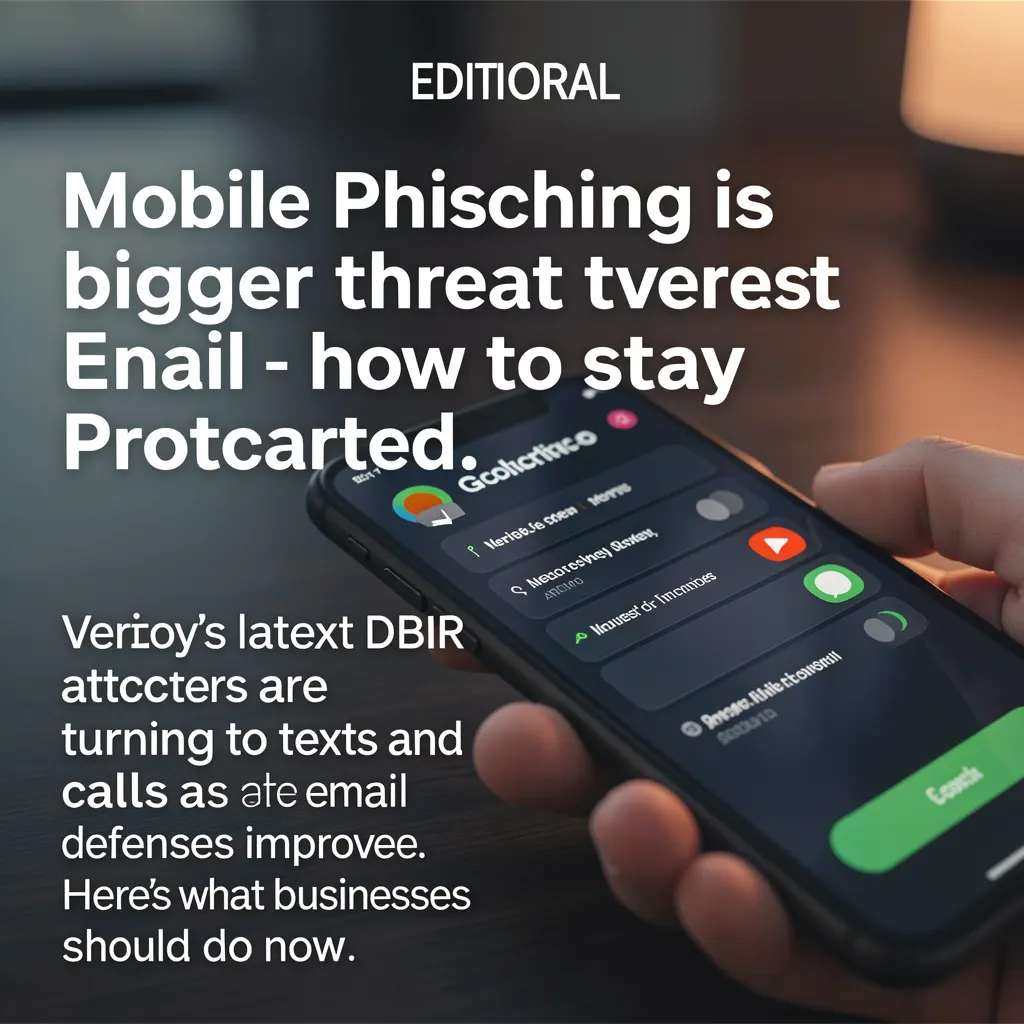 Mobile phishing is a bigger threat than email now - how to stay protected