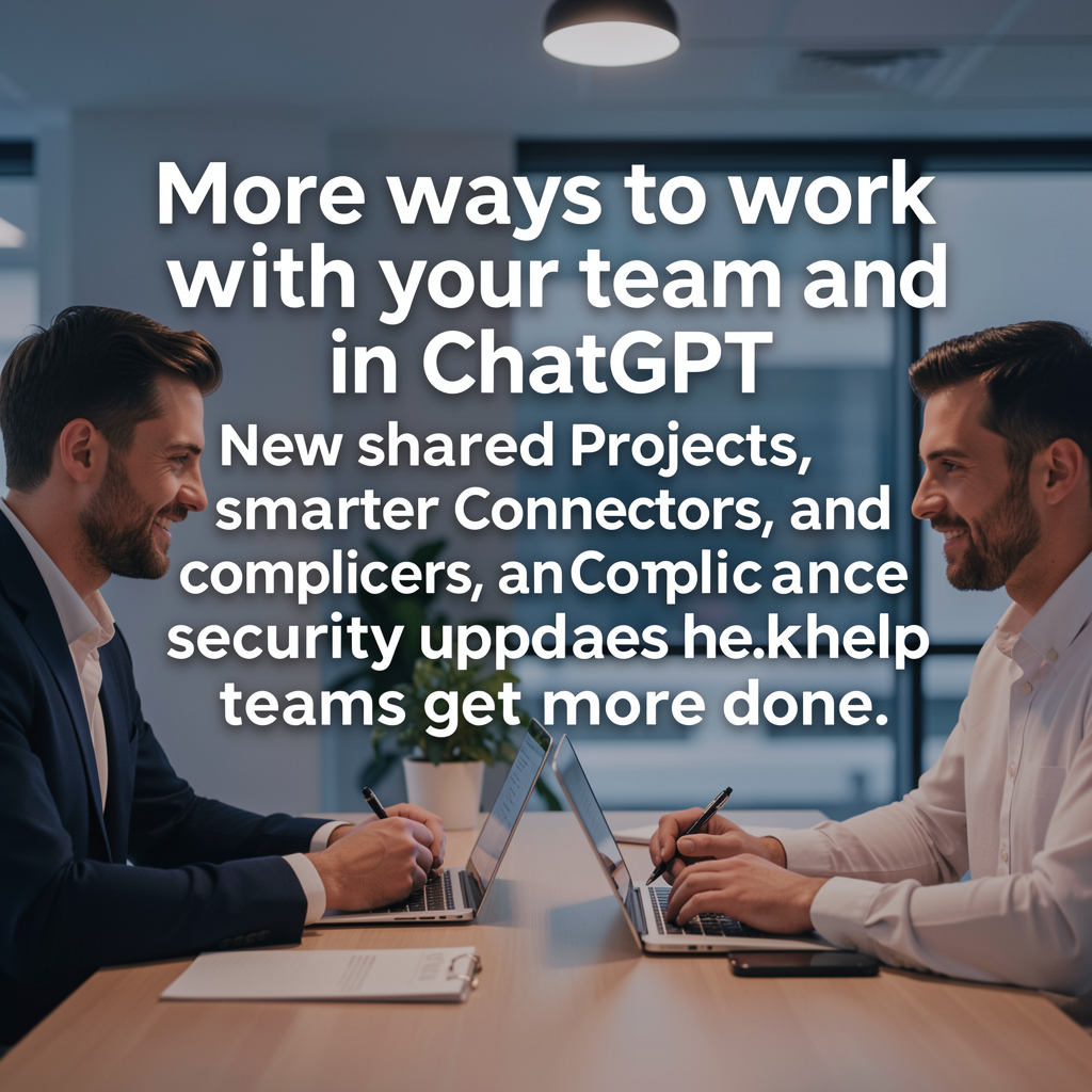 More ways to work with your team and tools in ChatGPT