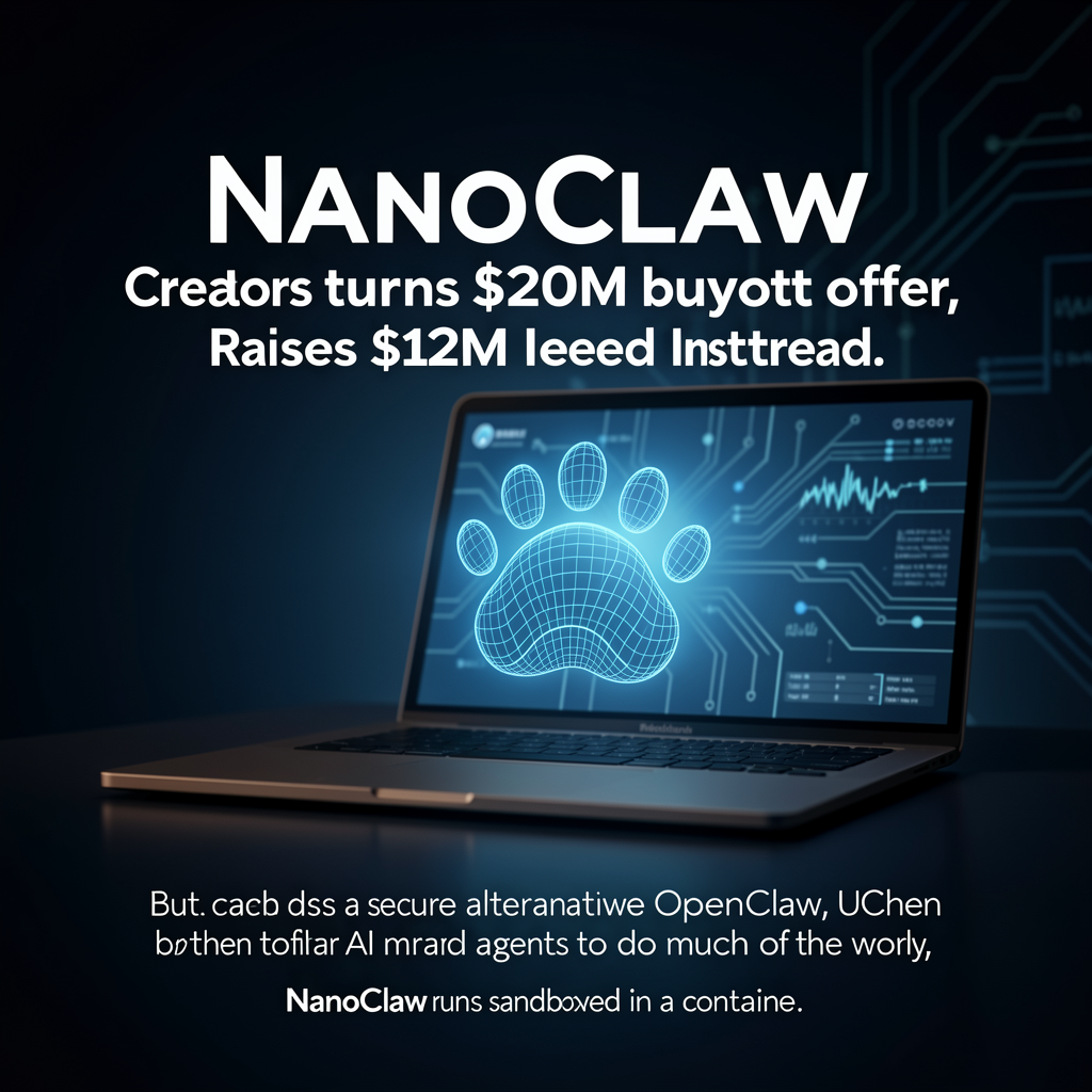 NanoClaw creator turns down $20M buyout offer, raises $12M seed instead