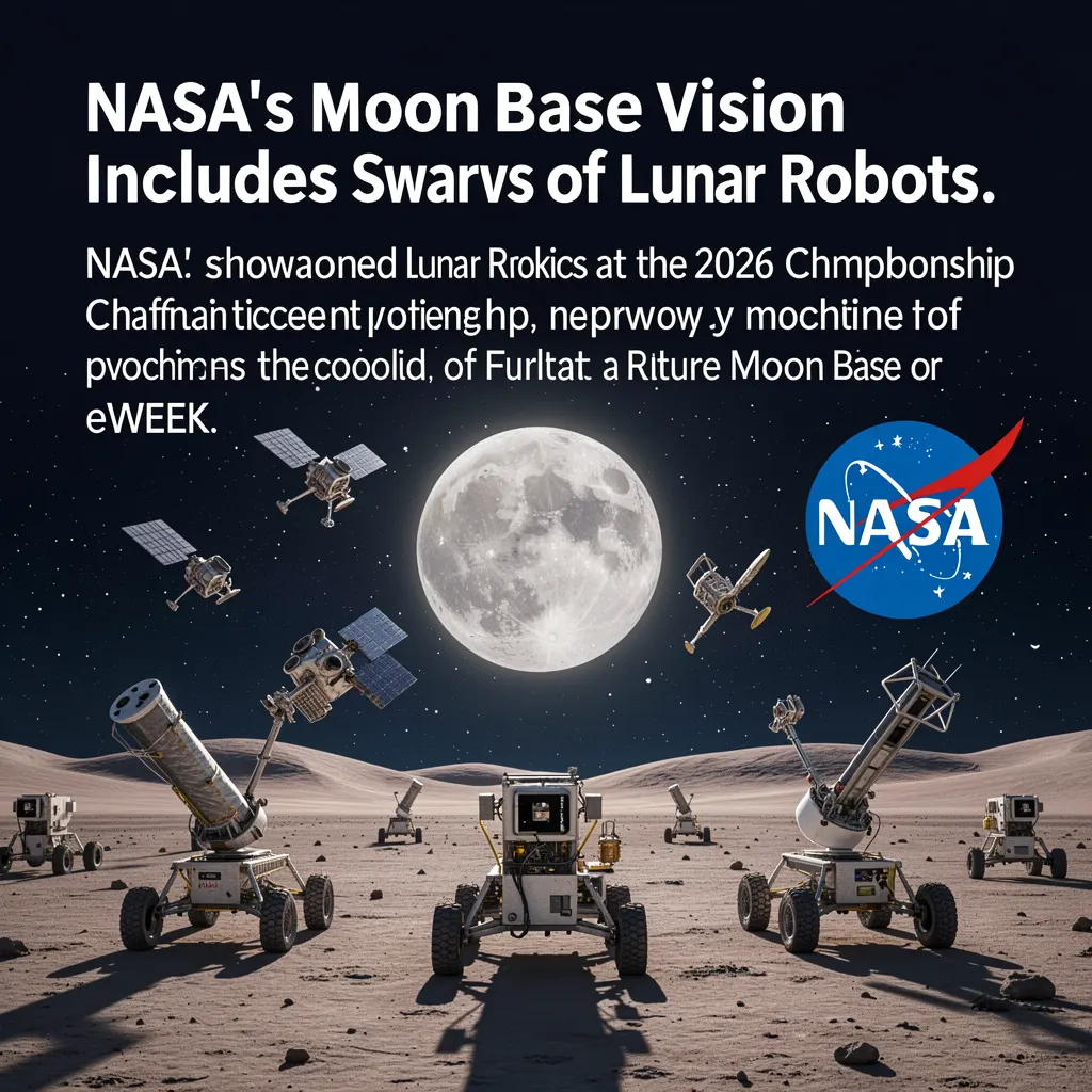 NASA’s Moon Base Vision Includes Swarms of Lunar Robots
