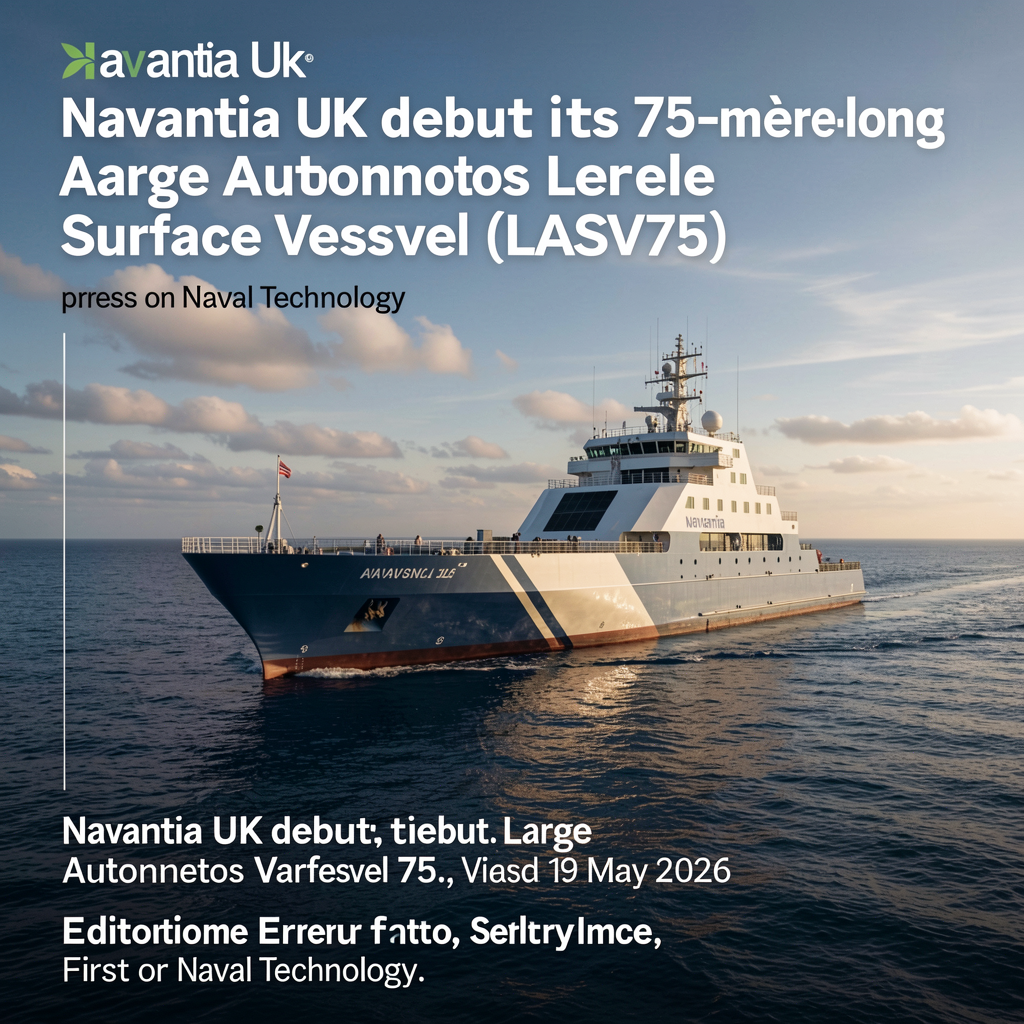 Navantia UK debut Large Autonomous Surface Vessel 75