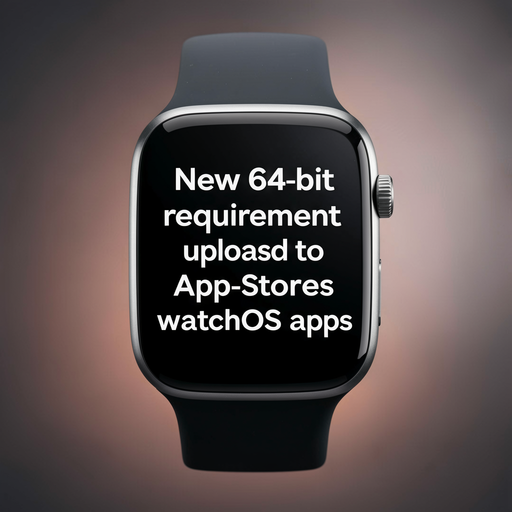 New 64-bit requirement for watchOS apps