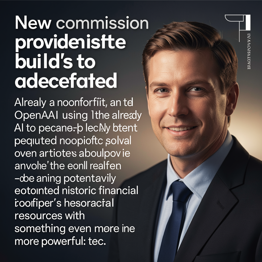 New commission to provide insight as OpenAI builds the world’s best-equipped nonprofit