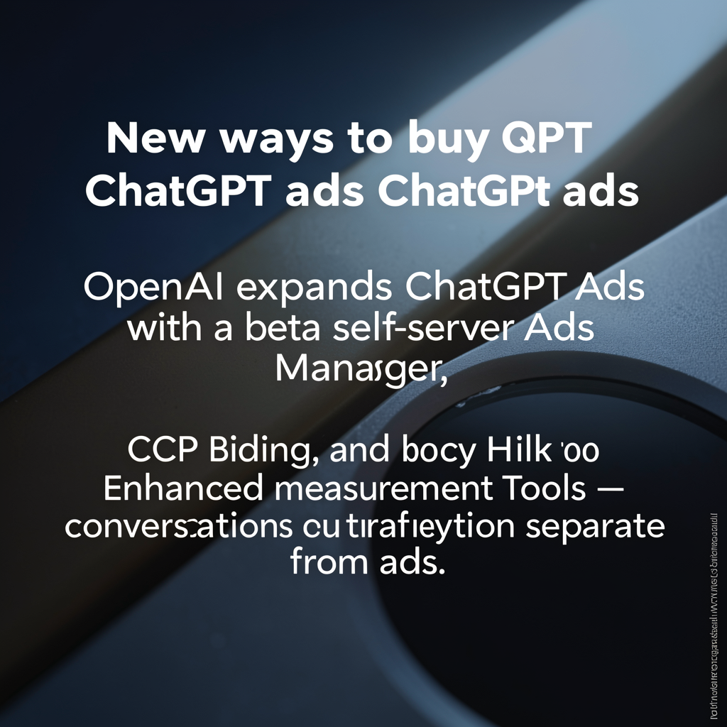 New ways to buy ChatGPT ads