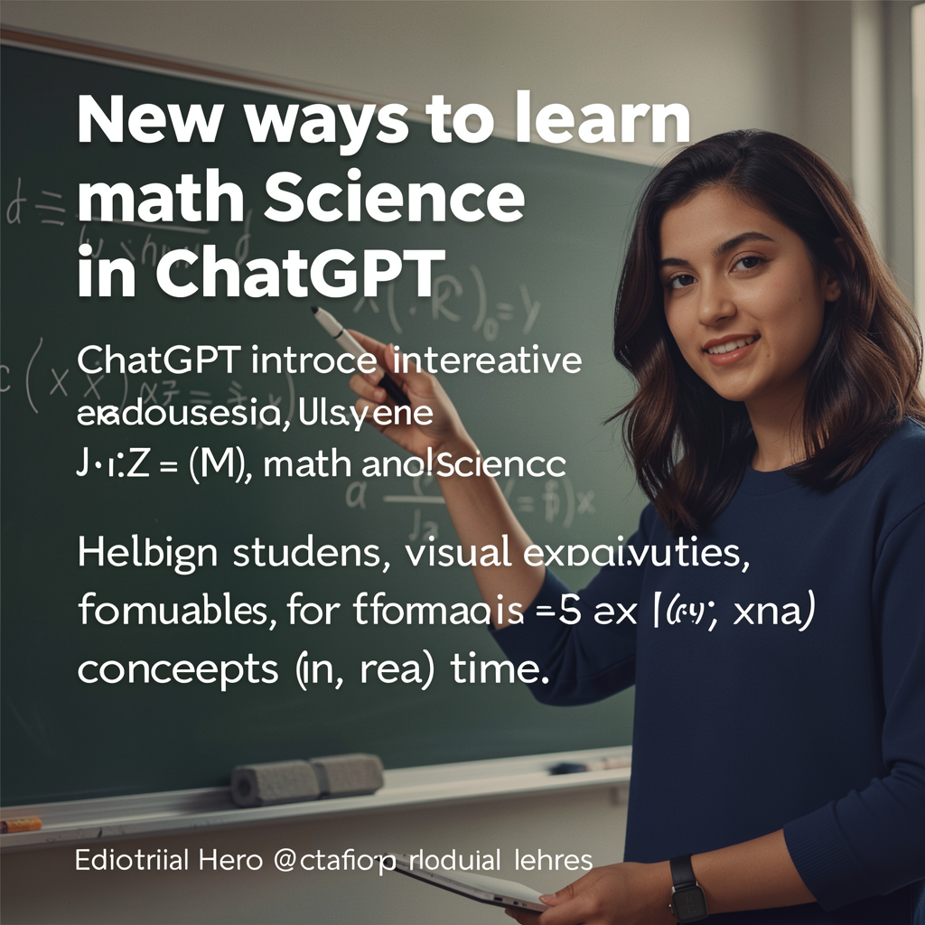 New ways to learn math and science in ChatGPT