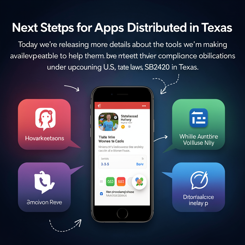 Next steps for apps distributed in Texas