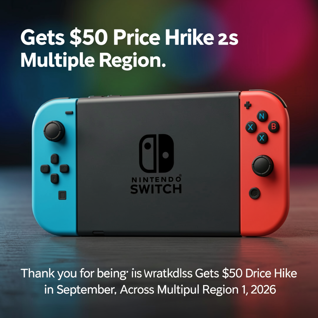 Nintendo Switch 2 Gets $50 Price Hike in September Across Multiple Regions