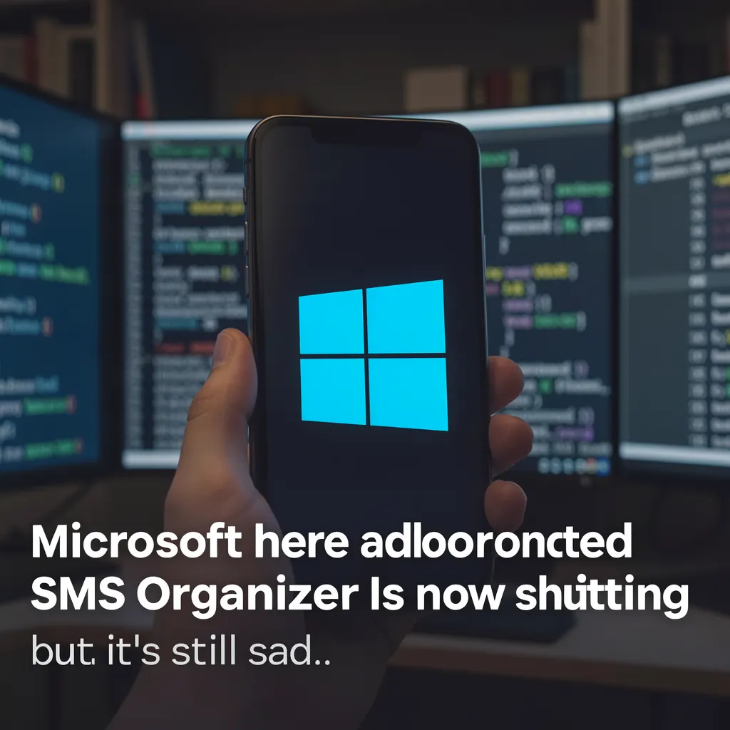 No surprise here: Microsoft’s abandoned SMS Organizer is now shutting down