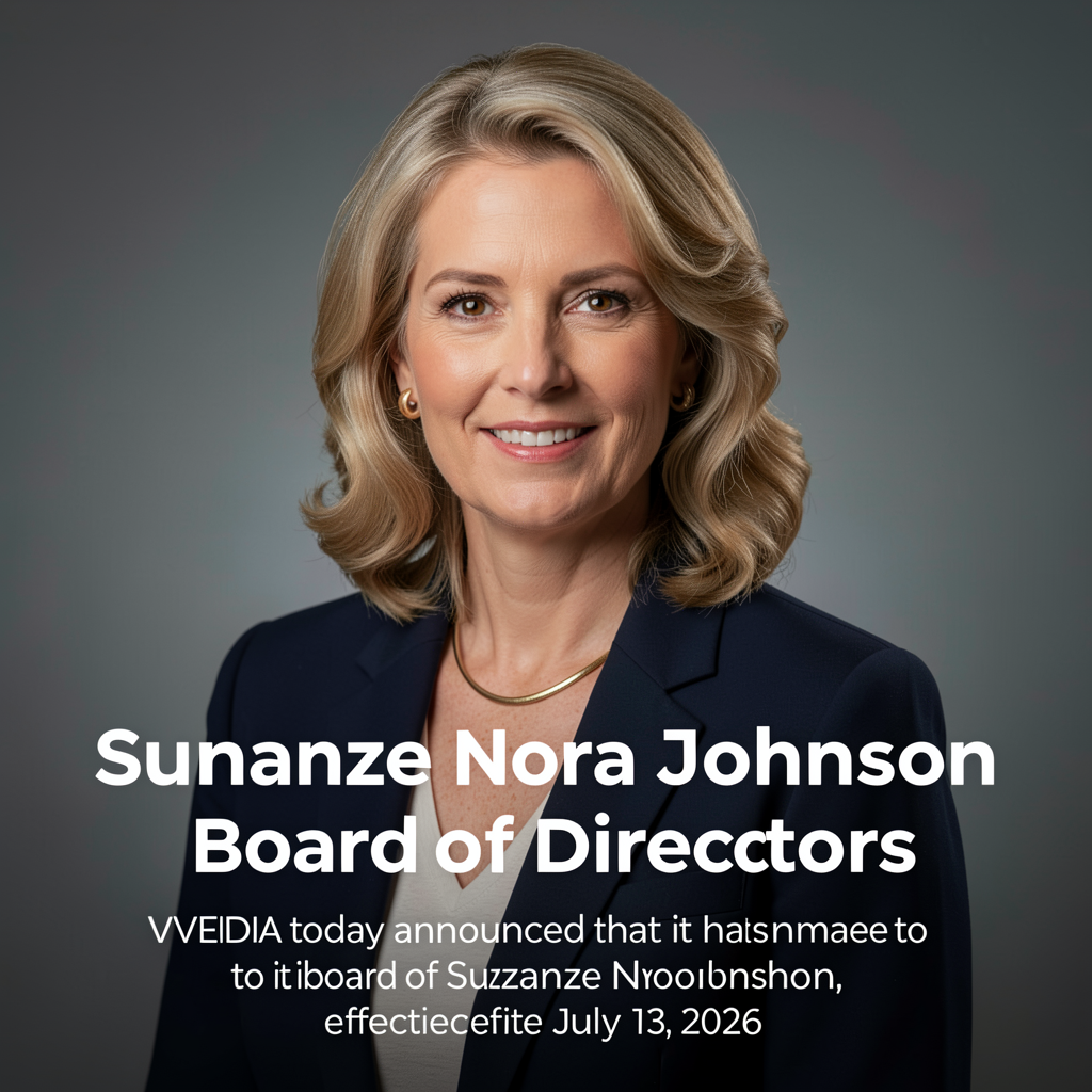 NVIDIA Names Suzanne Nora Johnson to Board of Directors