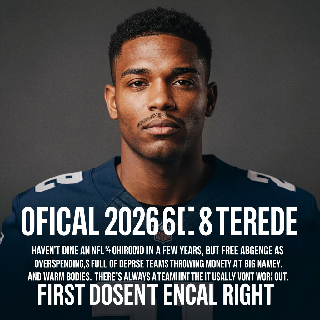 **Official 2026-27 NFL Off-season Thread - First Doesn't Equal Right**