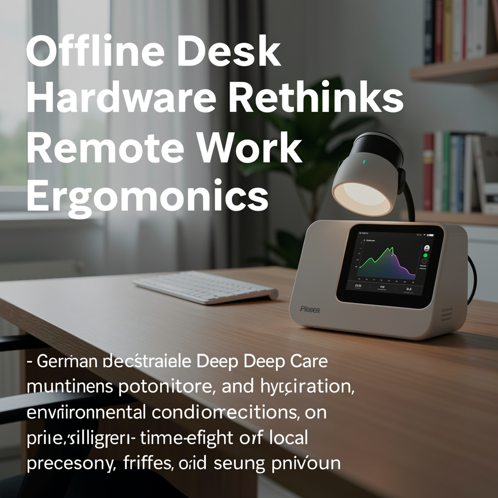 Offline Desk Hardware Rethinks Remote Work Ergonomics