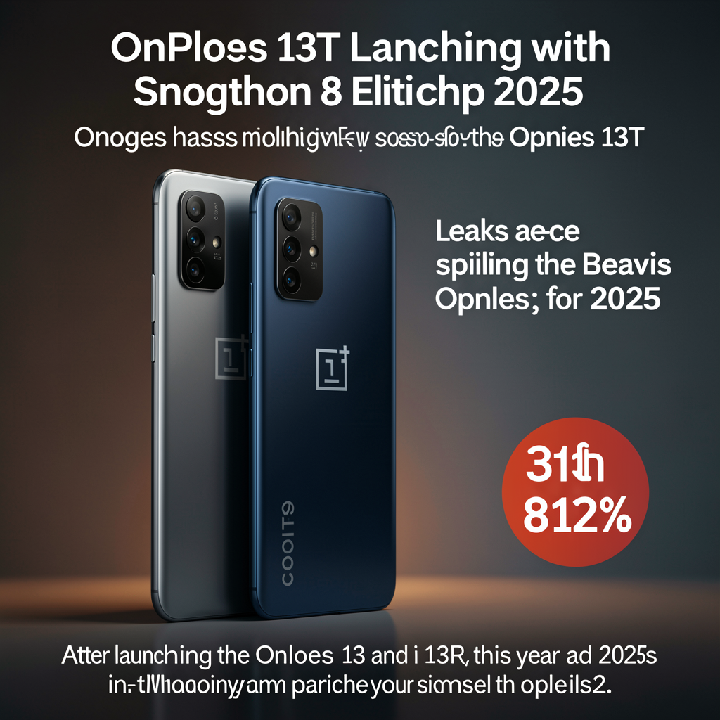 OnePlus 13T Launching with Snapdragon 8 Elite Chip in 2025