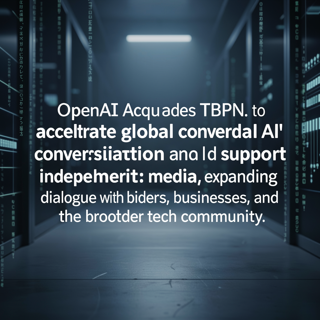 OpenAI acquires TBPN