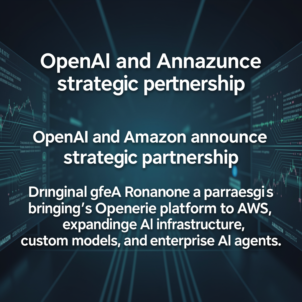 OpenAI and Amazon announce strategic partnership