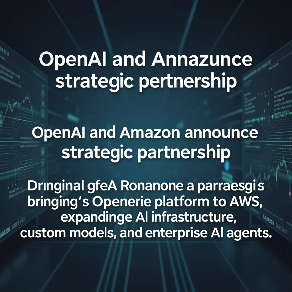 OpenAI and Amazon announce strategic partnership