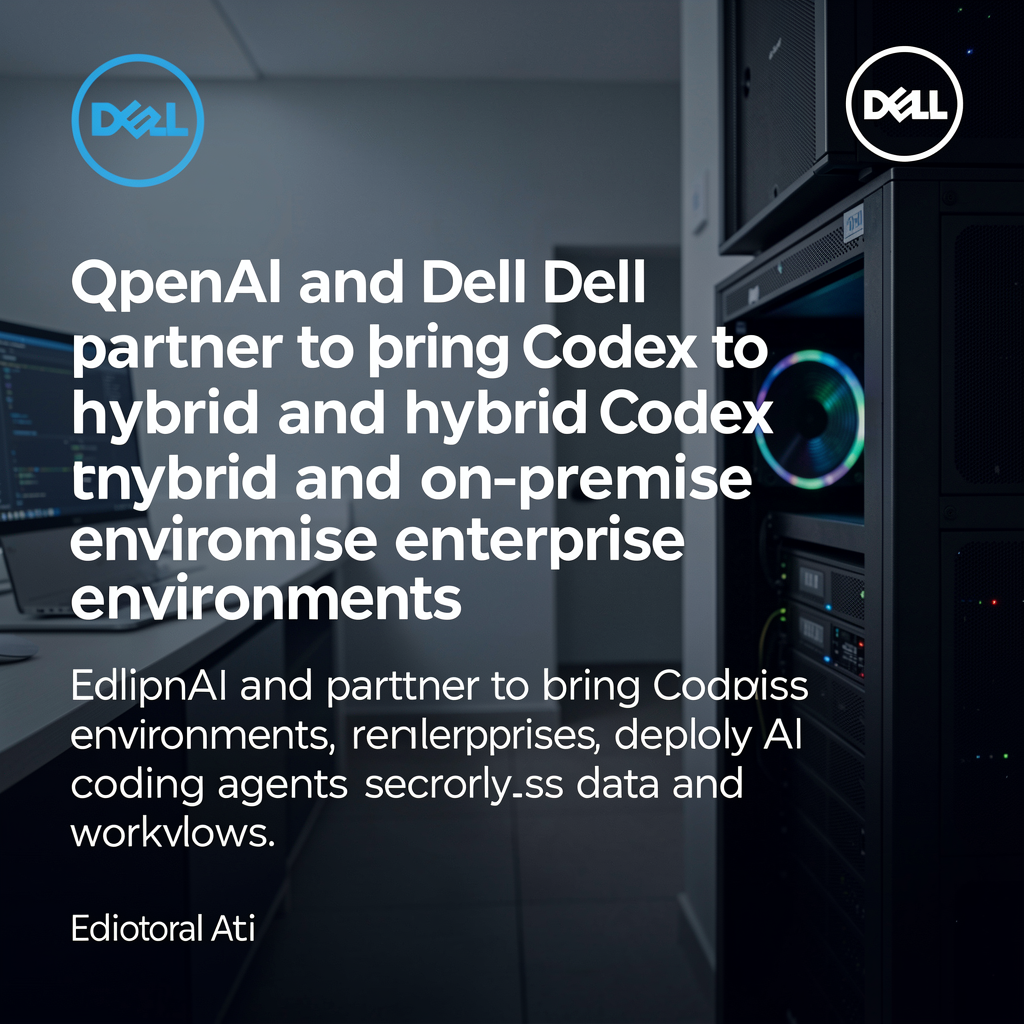 OpenAI and Dell partner to bring Codex to hybrid and on-premise enterprise environments