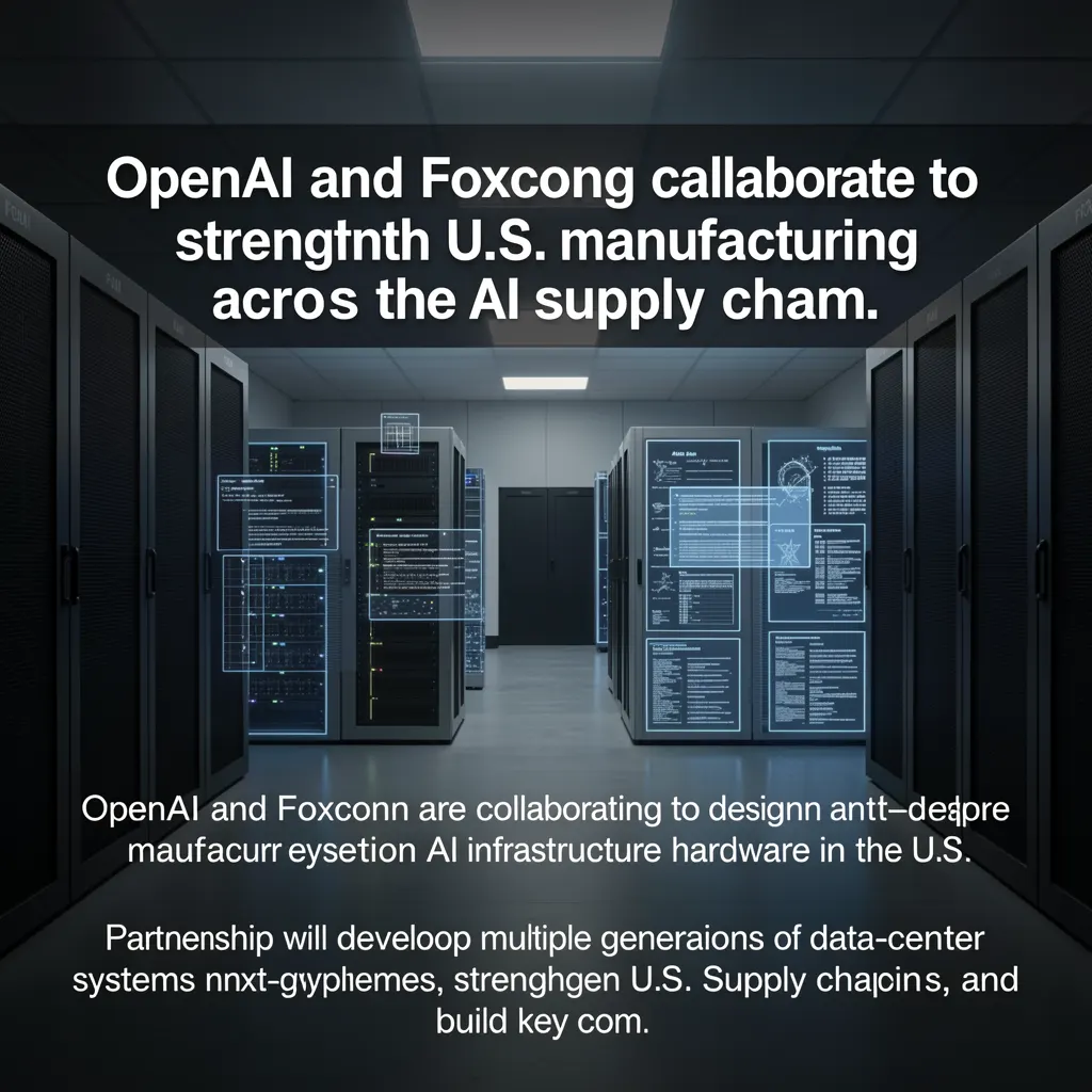 OpenAI and Foxconn collaborate to strengthen U.S. manufacturing across the AI supply chain