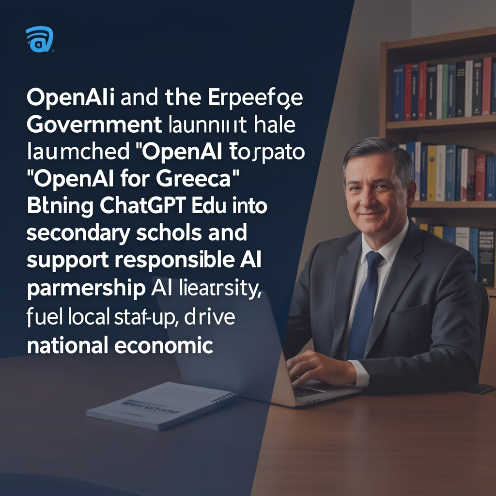 OpenAI and Greek Government launch ‘OpenAI for Greece’