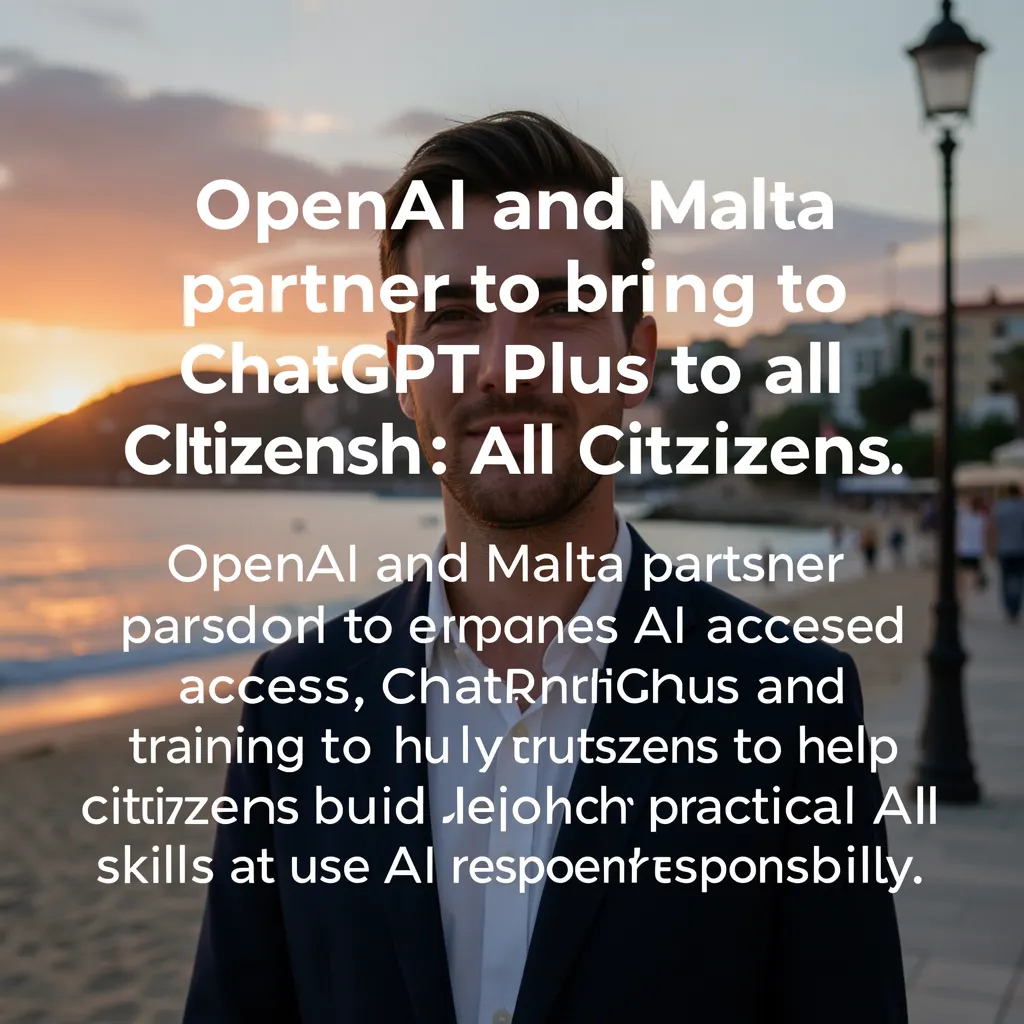 OpenAI and Malta partner to bring ChatGPT Plus to all citizens