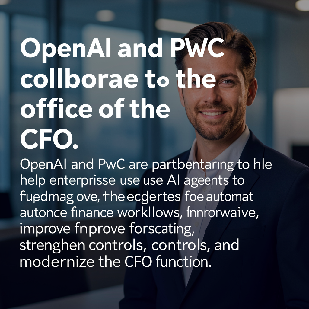 OpenAI and PwC collaborate to reimagine the office of the CFO