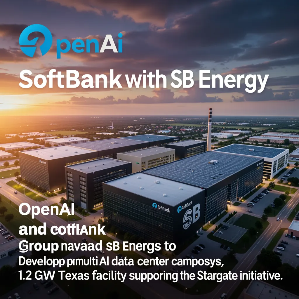 OpenAI and SoftBank Group partner with SB Energy