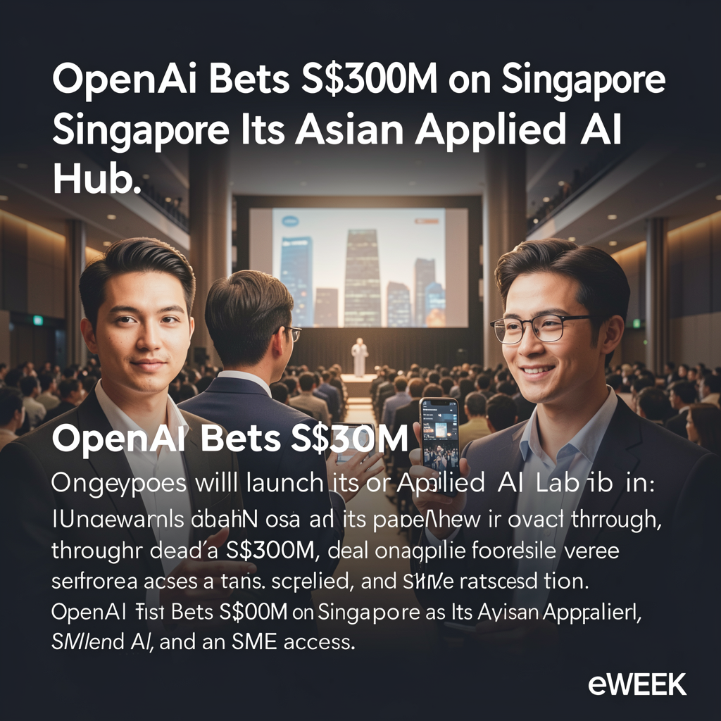 OpenAI Bets S$300M on Singapore as Its Asian Applied AI Hub