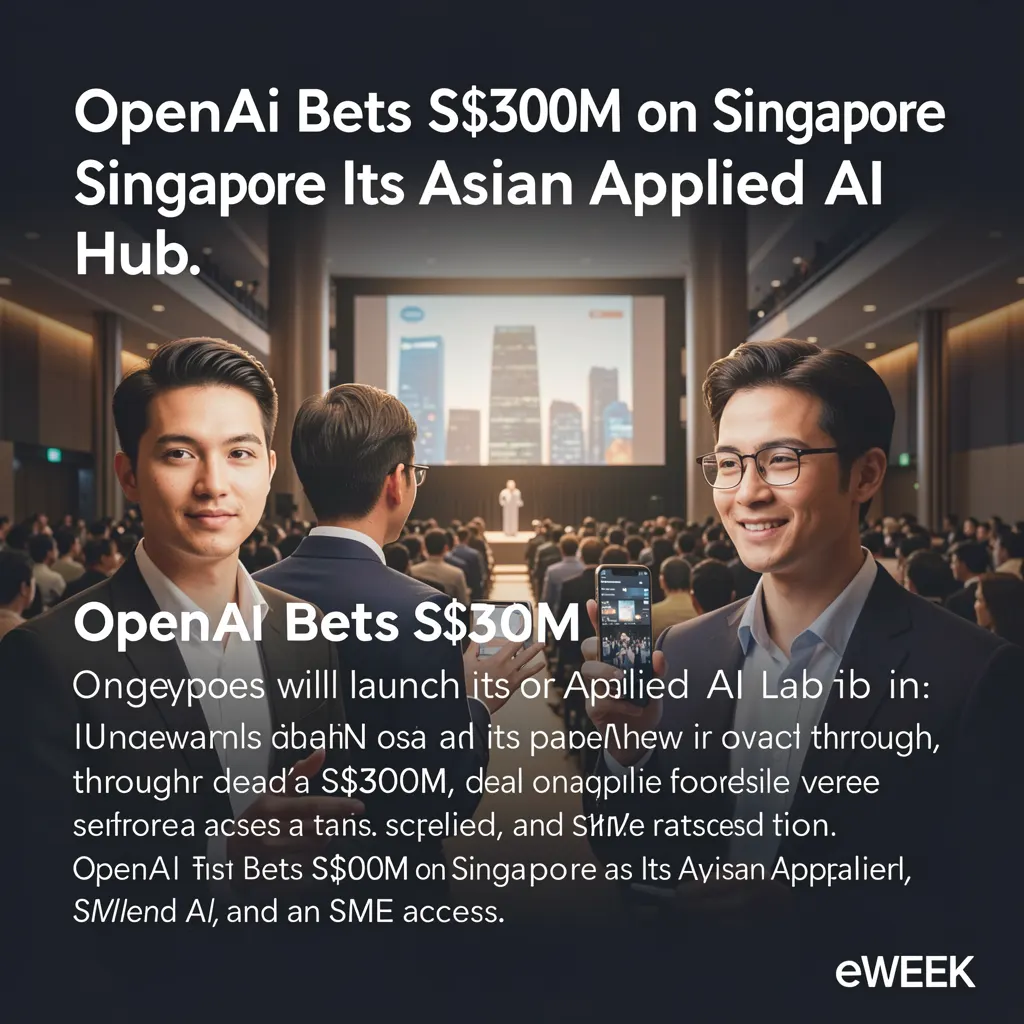 OpenAI Bets S$300M on Singapore as Its Asian Applied AI Hub
