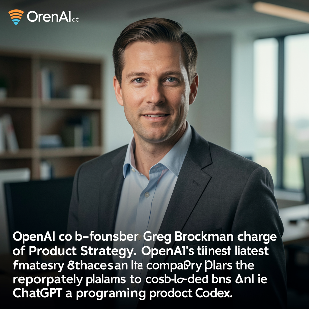 OpenAI co-founder Greg Brockman takes charge of product strategy