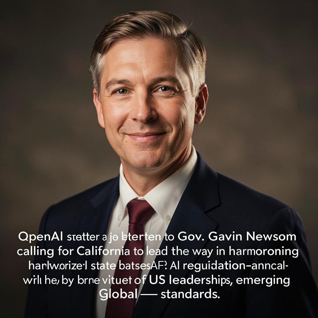 OpenAI’s letter to Governor Newsom on harmonized regulation
