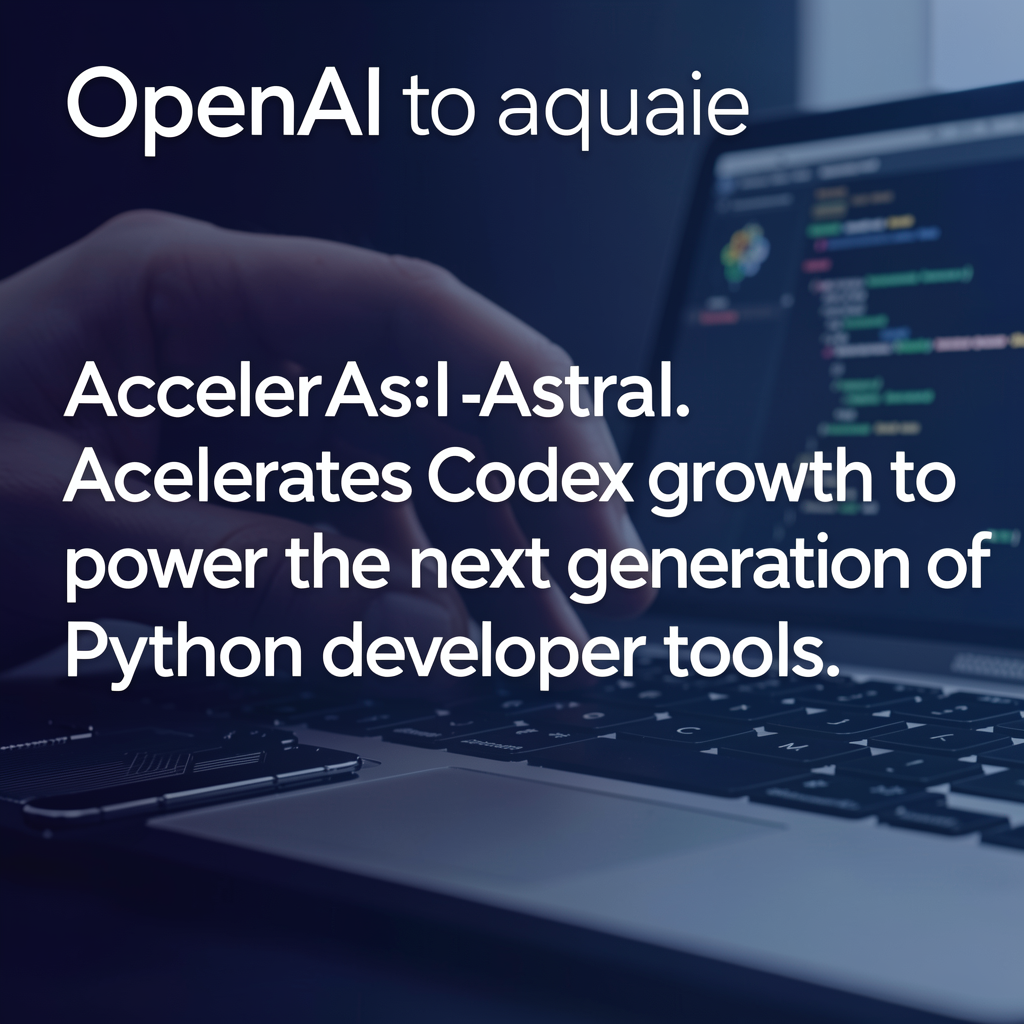 OpenAI to acquire Astral
