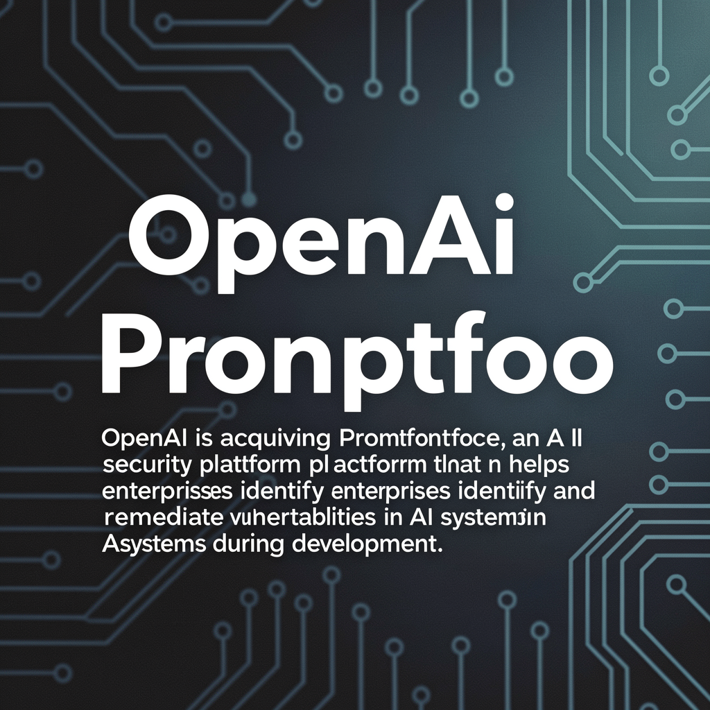 OpenAI to acquire Promptfoo
