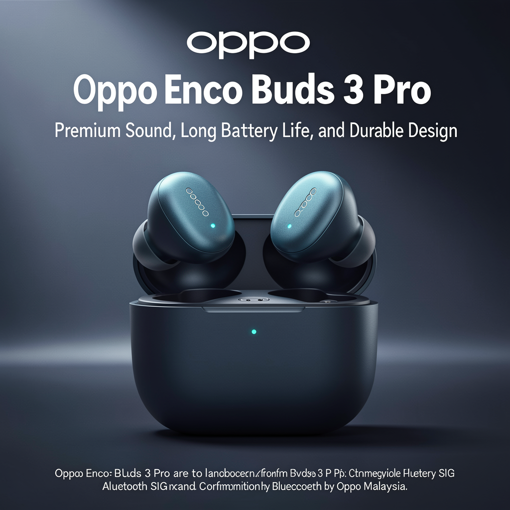 Oppo Enco Buds 3 Pro coming soon: Premium Sound, Long Battery Life, and Durable Design