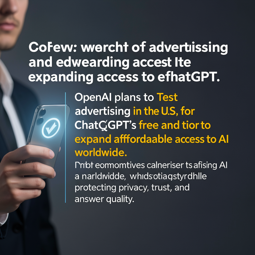 Our approach to advertising and expanding access to ChatGPT