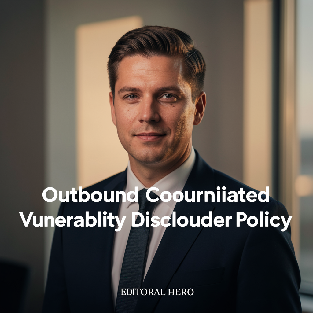 Outbound coordinated vulnerability disclosure policy