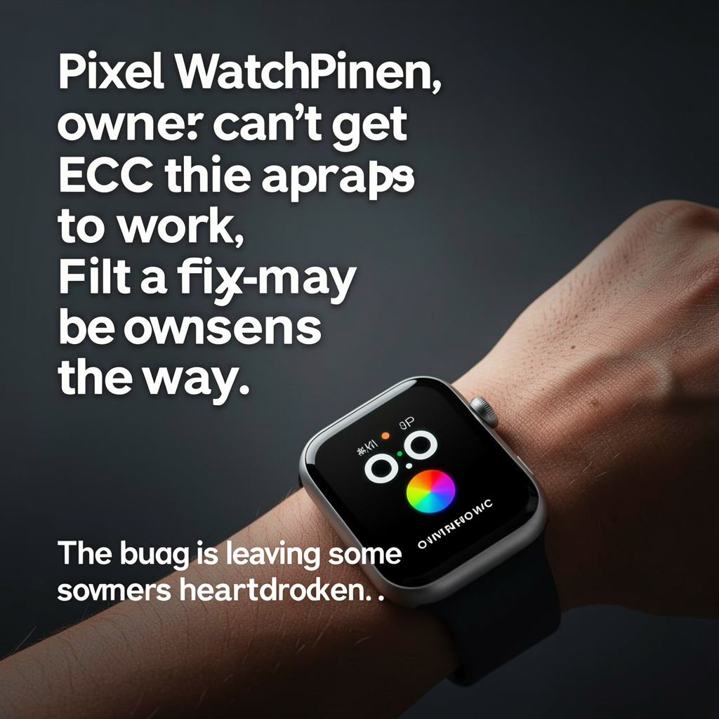 Pixel Watch owners can’t get the ECG app to work, but a fix may be on the way