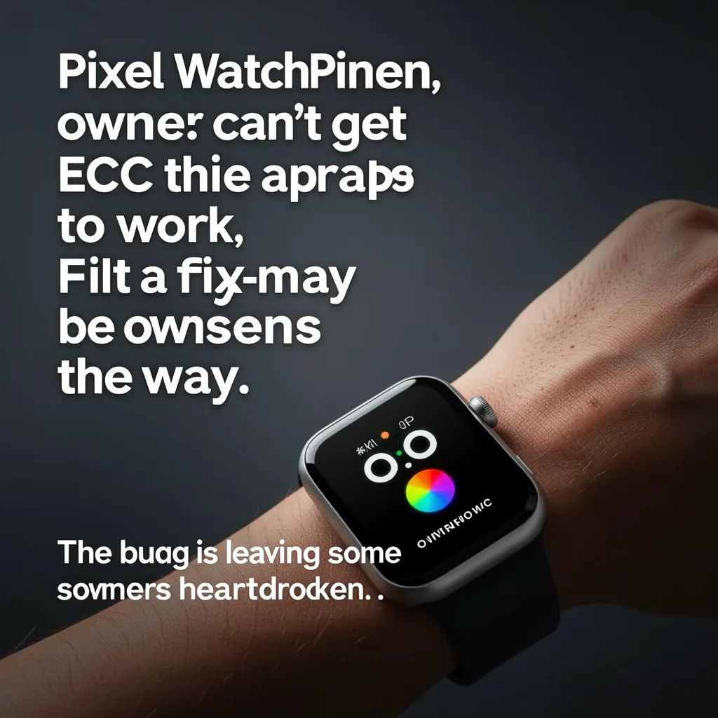 Pixel Watch owners can’t get the ECG app to work, but a fix may be on the way