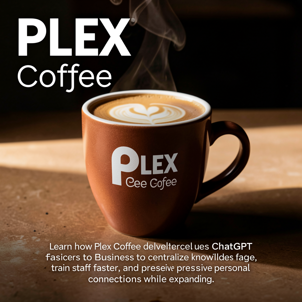 Plex Coffee delivers fast, personal service with ChatGPT