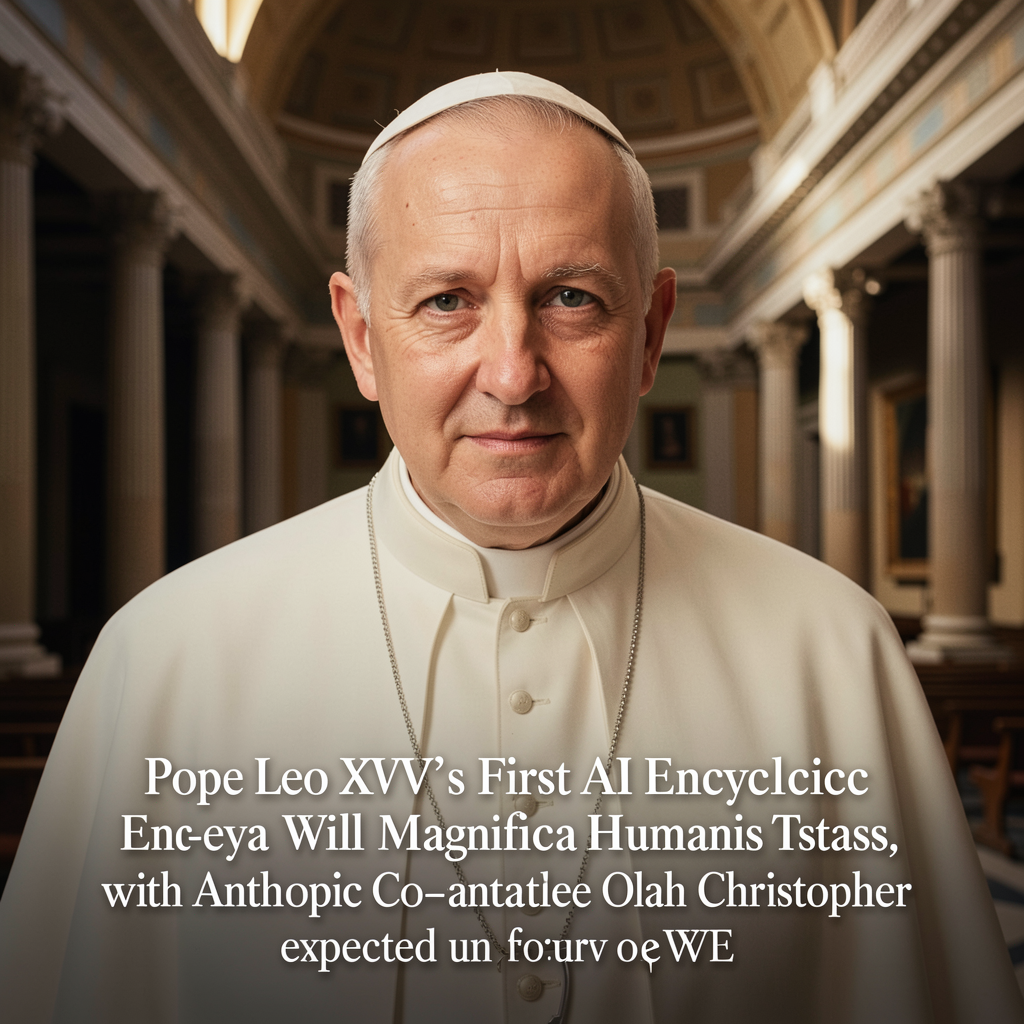 Pope Leo XIV’s First AI Encyclical Will Feature Anthropic Co-Founder