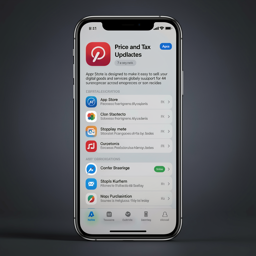 Price and tax updates for apps, In-App Purchases, and subscriptions