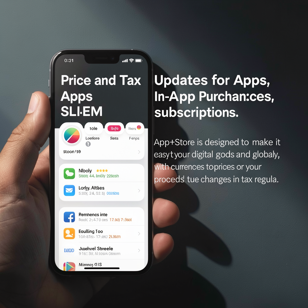 Price and tax updates for apps, In-App Purchases, and subscriptions