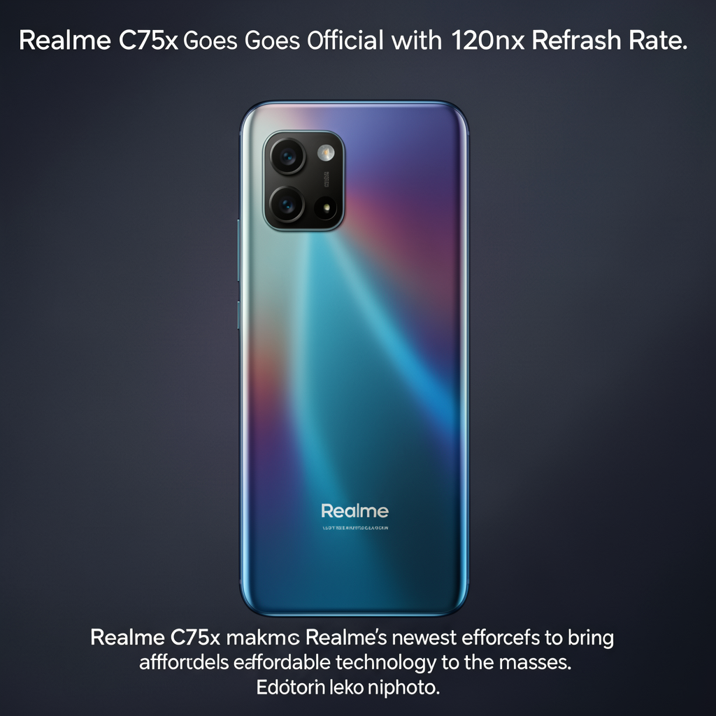 Realme C75x Goes Official with 120Hz Refresh Rate