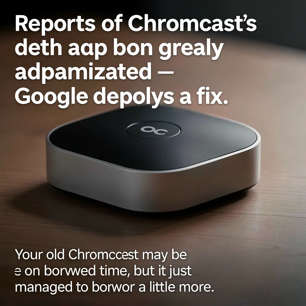Reports of Chromecast’s death have been greatly exaggerated — Google deploys a fix
