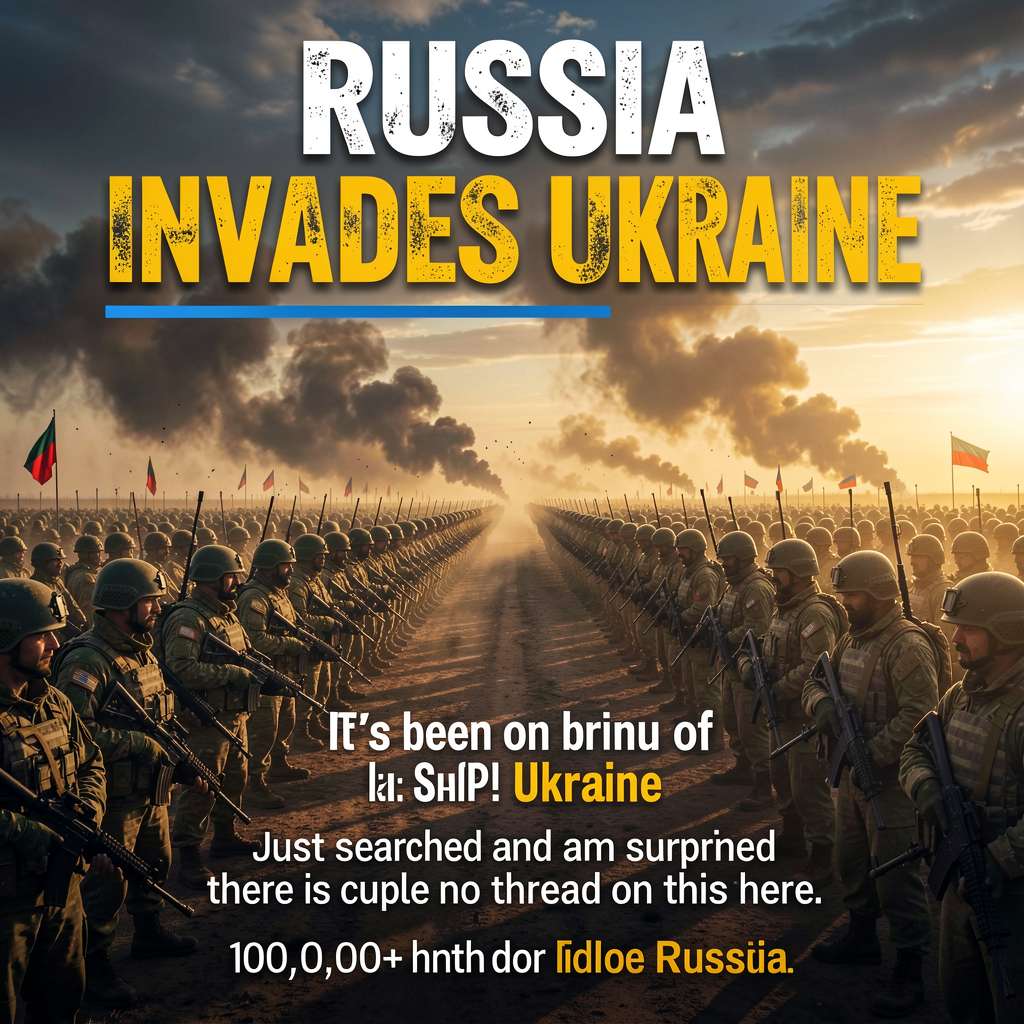 Russia on brink of ... NOPE! Russia INVADES Ukraine!