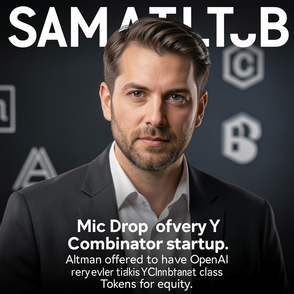 Sam Altman makes ‘mic drop’ offer to every Y Combinator startup