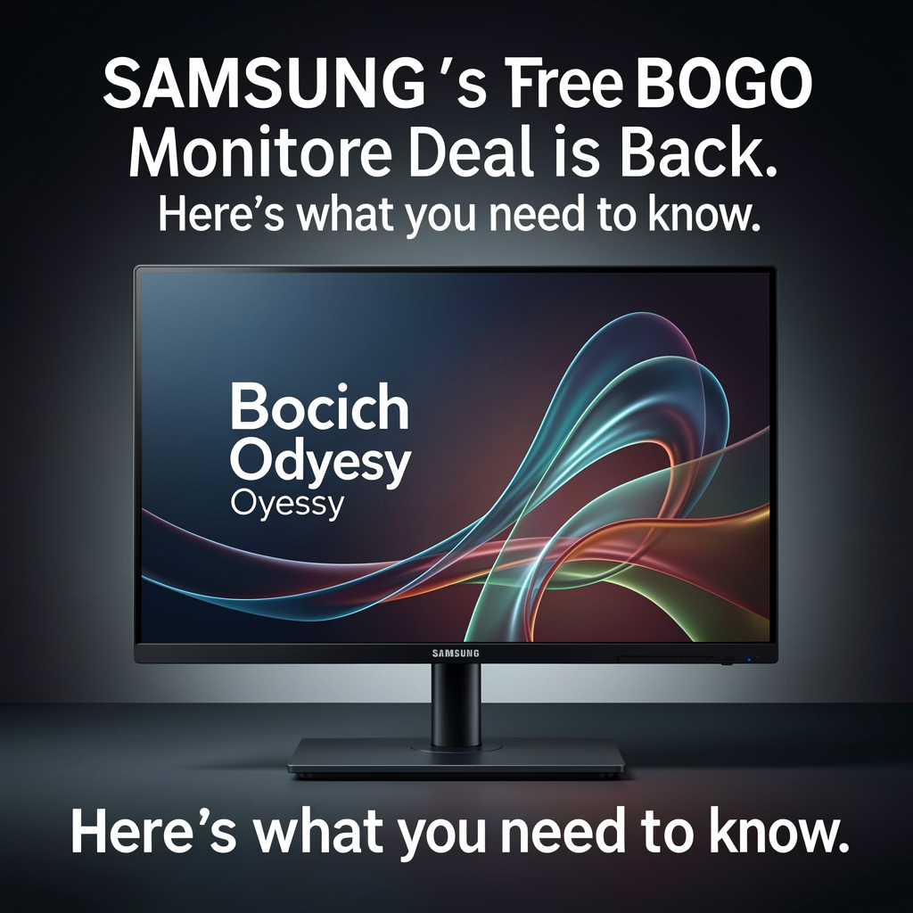 Samsung's free 32-inch Odyssey monitor deal is back in stock - how to qualify